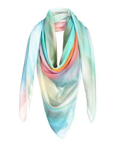 Shop Abstract Foulard In Sky Blue