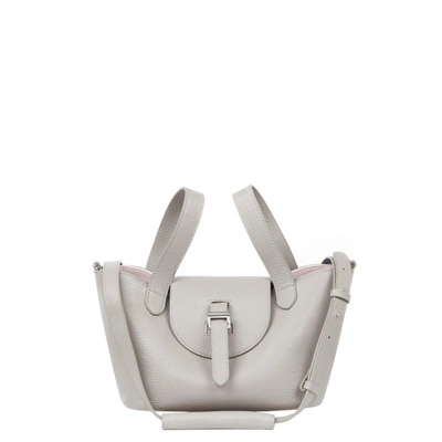 Shop Meli Melo Thela Mini Cross Body Bag Taupe And Dusty Pink