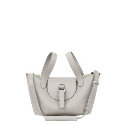 Shop Meli Melo Thela Mini Taupe And Apple Cross Body Bag For Women