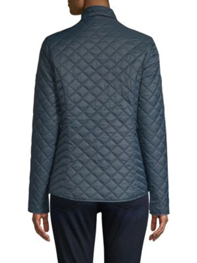 Shop Barbour Formby Quilted Jacket In Navy