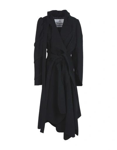Shop Vivienne Westwood Coat In Black