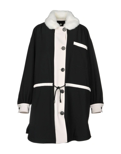 Shop Rossella Jardini Coat In Black