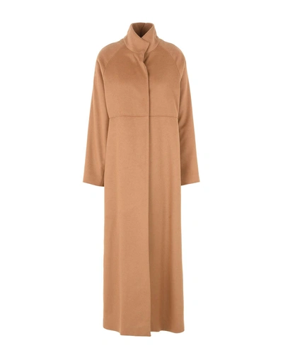 Shop Alessandro Dell'acqua Coats In Camel