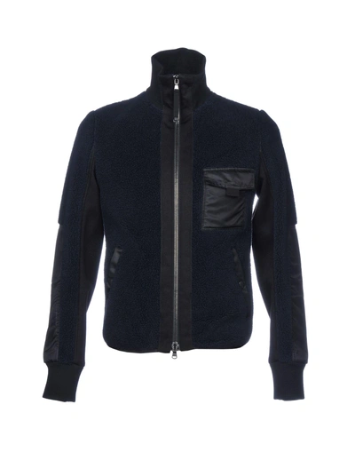 Shop Diesel Black Gold Jacket In Dark Blue