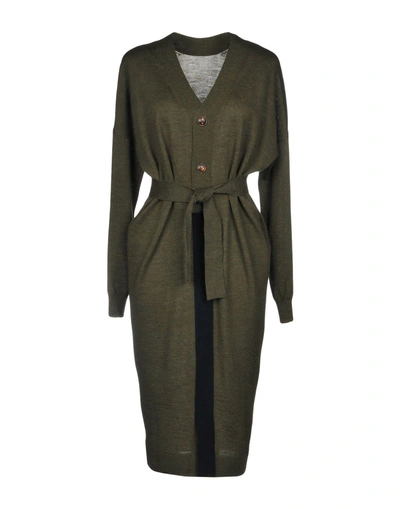 Shop Common Wild Knee-length Dress In Military Green