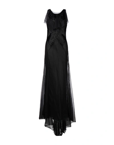 Shop Maison Margiela Long Dresses In Black
