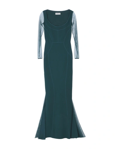 Shop Chiara Boni La Petite Robe Long Dresses In Green