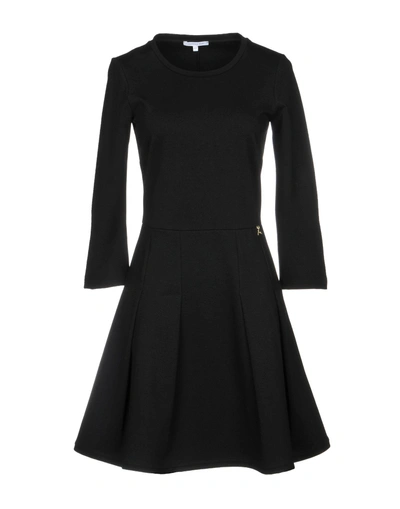 Shop Patrizia Pepe Short Dresses In Black