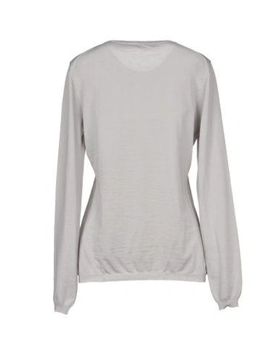 Shop Malo Cashmere Blend In Light Grey