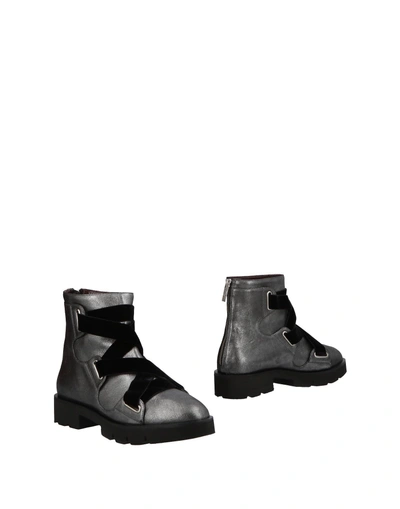 Shop Wo Milano Ankle Boots In Silver