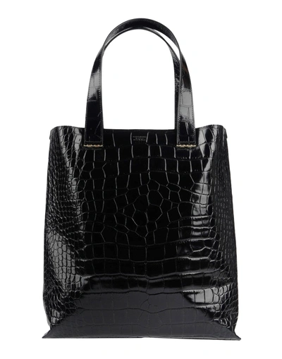 Shop Giorgio Armani Handbags In Black