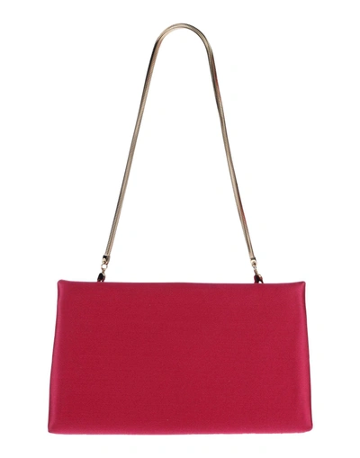 Shop Giorgio Armani Handbags In Fuchsia