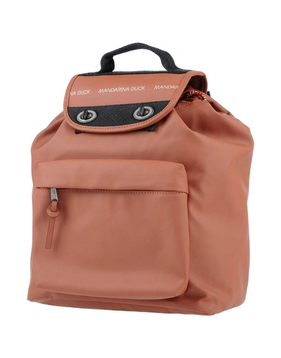 Shop Mandarina Duck Backpack & Fanny Pack In Brown