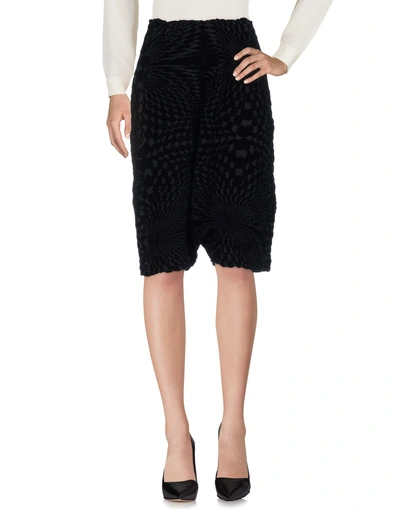 Shop Issey Miyake Cropped Pants & Culottes In Black