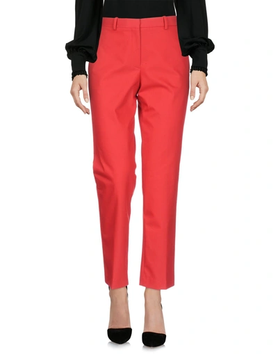 Theory Casual Pants In Red