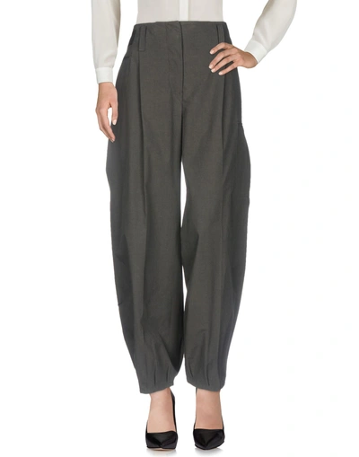 Shop Lemaire Casual Pants In Steel Grey