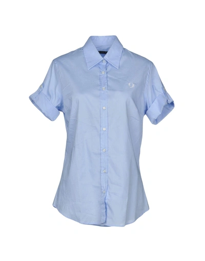 Shop Fred Perry In Sky Blue