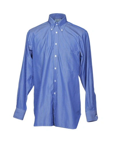 Shop Hilditch & Key Shirts In Blue