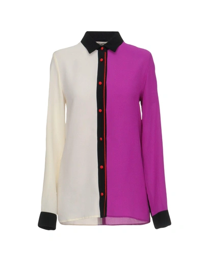 Shop Fausto Puglisi Patterned Shirts & Blouses In Purple