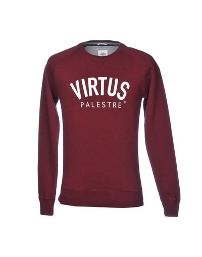 Shop Virtus Palestre Sweatshirts In Maroon