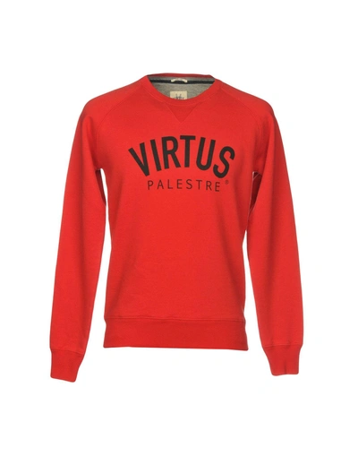 Shop Virtus Palestre Sweatshirts In Red