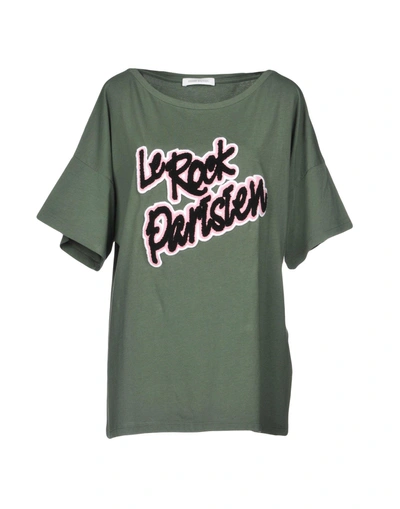 Shop Pierre Balmain T-shirts In Military Green