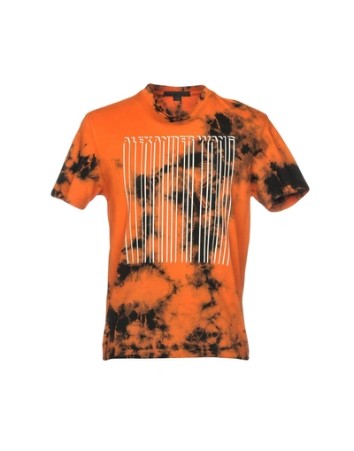 Shop Alexander Wang T-shirt In Orange