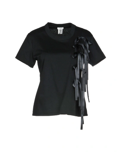 Shop Noir Kei Ninomiya T-shirts In Black