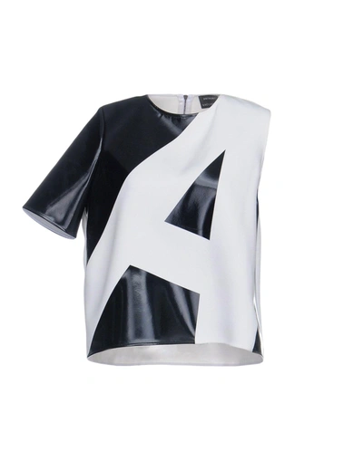 Shop Anthony Vaccarello Top In White