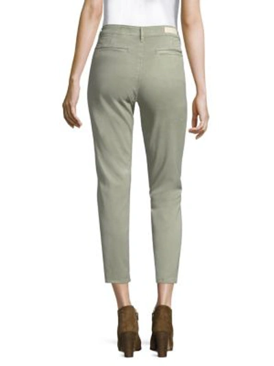 Shop Ag Tailored Trousers In Sulfur Dry Cypress