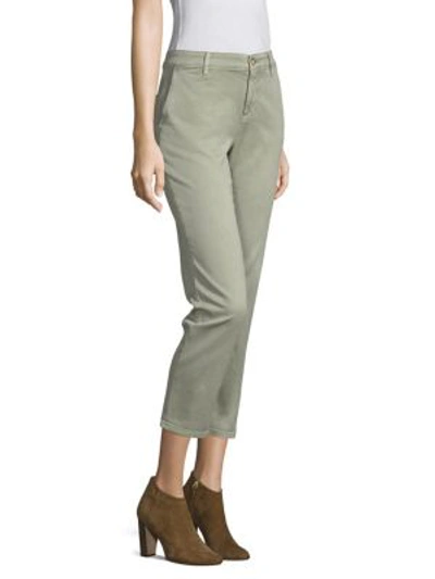 Shop Ag Tailored Trousers In Sulfur Dry Cypress