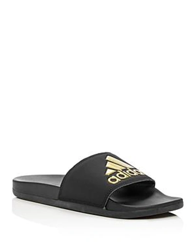 Shop Adidas Originals Women's Adilette Comfort Pool Slide Sandals In Black