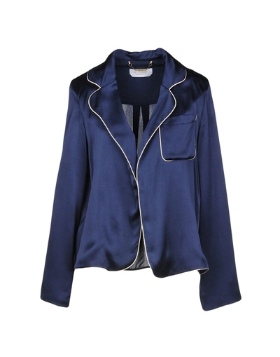 Shop Chloé Blazer In Dark Blue