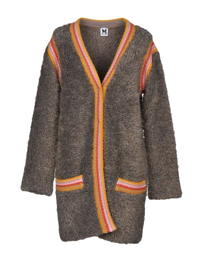 Shop M Missoni Cardigan In Lead