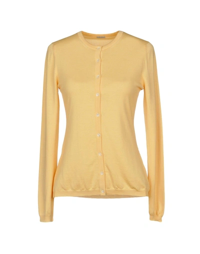 Shop Malo Cardigans In Light Yellow