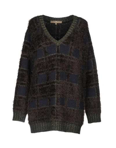 Shop Space Style Concept Sweaters In Dark Brown