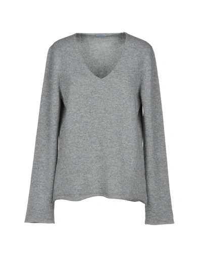 Shop Malo Cashmere Blend In Grey