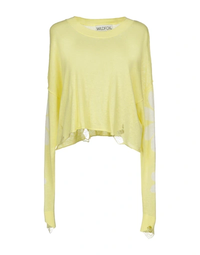 Shop Wildfox Sweaters In Yellow