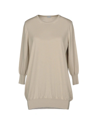 Shop Malo Sweater In Sand