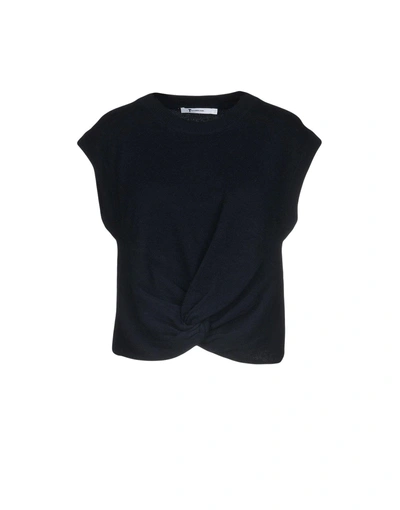 Shop Alexander Wang T Sweaters In Dark Blue