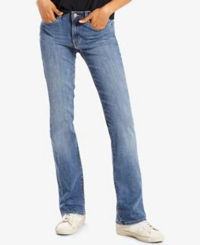 Shop Levi's Women's Classic Bootcut Jeans In Med Blue