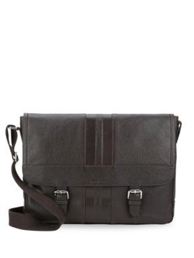 Shop Cole Haan Leather Backpack In Black
