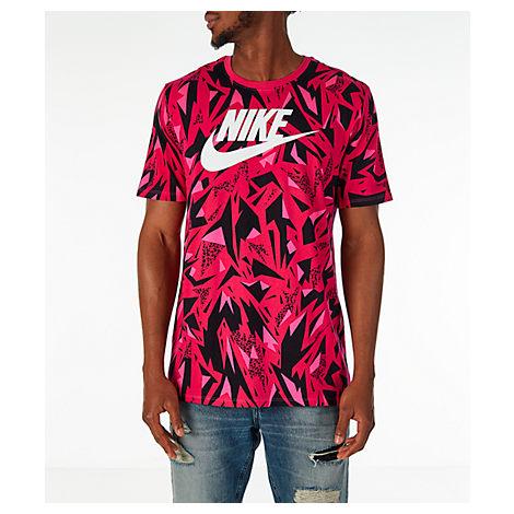 تجنيد كشاف ضوئي اخلاص nike futura all over print t shirt pink -  mindyourheadapp.com