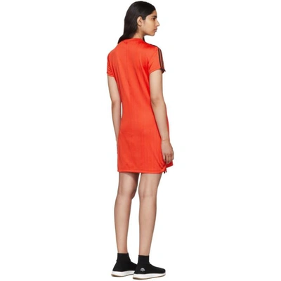 Shop Adidas Originals By Alexander Wang Red Track Dress