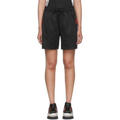 Shop Adidas Originals By Alexander Wang Black Soccer Shorts