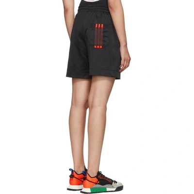 Shop Adidas Originals By Alexander Wang Black Soccer Shorts
