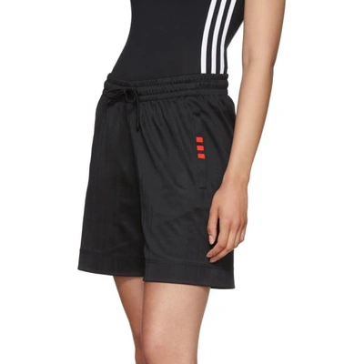 Shop Adidas Originals By Alexander Wang Black Soccer Shorts