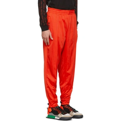 Shop Adidas Originals By Alexander Wang Red Track Pants