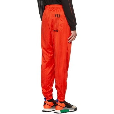 Adidas Originals By Alexander Wang Aw Logo Jacquard Track Pants In Red |  ModeSens