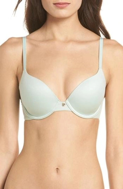 Shop Betsey Johnson 'forever Perfect' Underwire Demi Bra In Sage